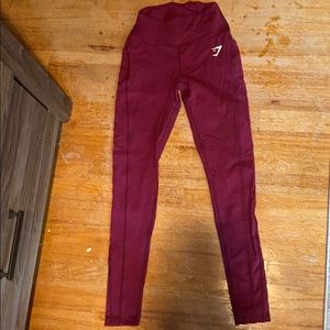 Pink gymshark leggings